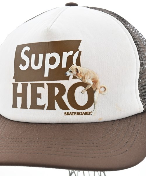 Supreme（シュプリーム）キャップ 茶 サイズ:- メンズ/2200696652233