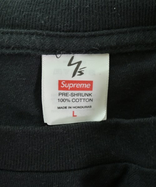 Supreme（シュプリーム）Tシャツ・カットソー 黒 サイズ:L メンズ/2200699157025