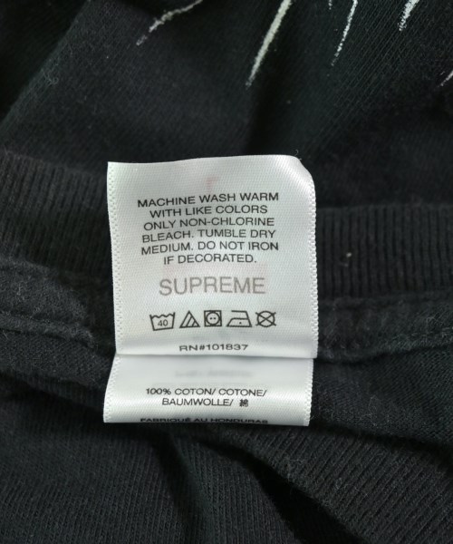Supreme（シュプリーム）Tシャツ・カットソー 黒 サイズ:L メンズ/2200699157025