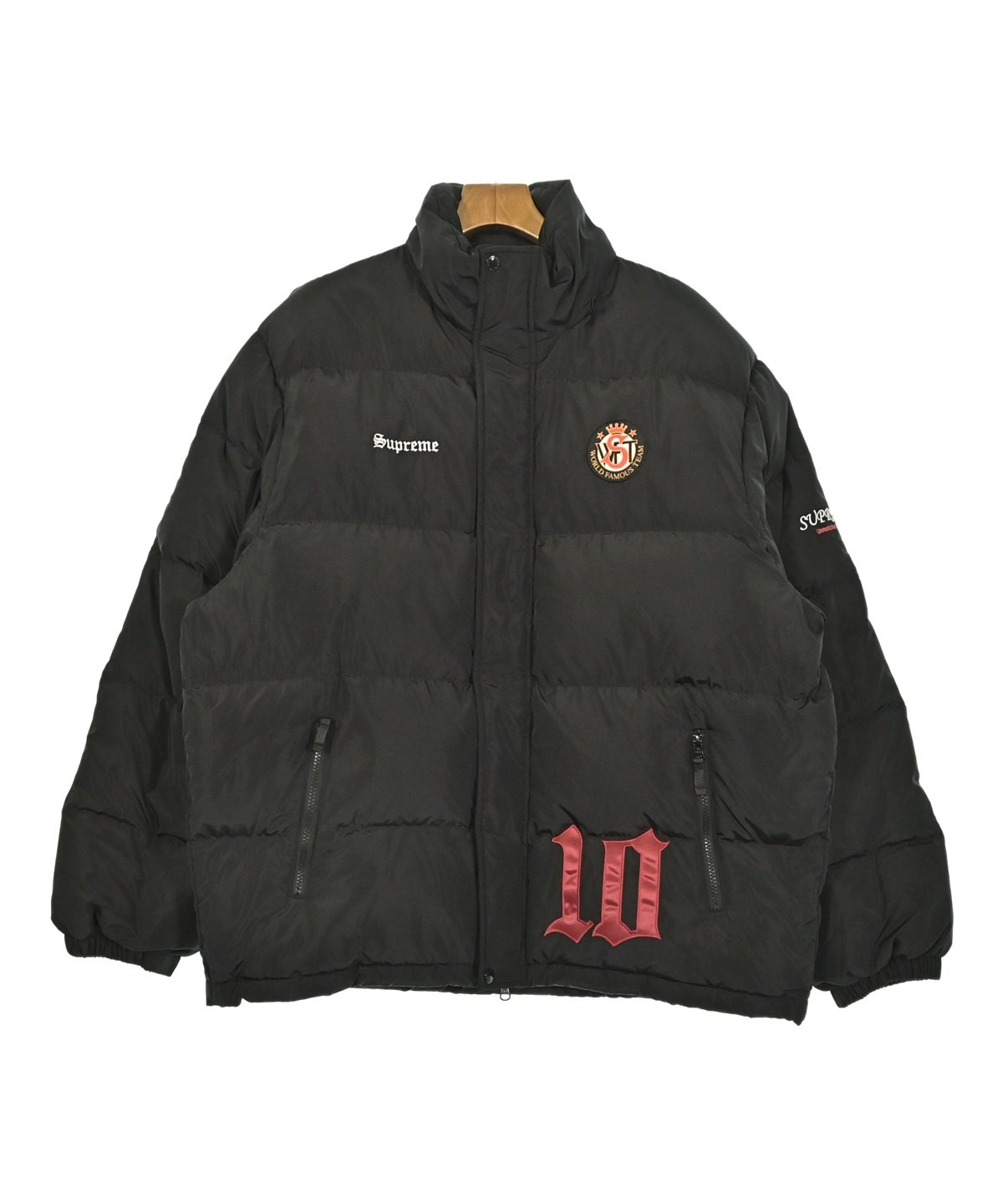 Supreme（シュプリーム）ダウンジャケット/ダウンベスト 黒 サイズ:XXL