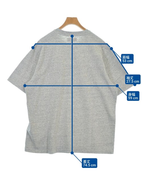 Supreme（シュプリーム）Tシャツ・カットソー グレー サイズ:XL メンズ/2200697136060