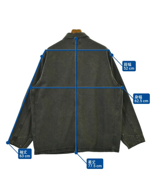 Supreme（シュプリーム）デニムジャケット グレー サイズ:XL メンズ/2200699497015