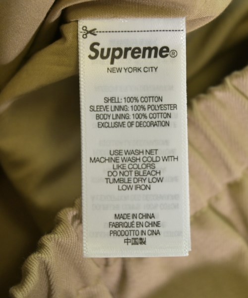 Supreme（シュプリーム）ブルゾン ベージュ サイズ:M メンズ/2200699554015