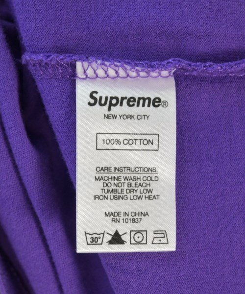Supreme（シュプリーム）Tシャツ・カットソー 紫 サイズ:L メンズ/2200699739344