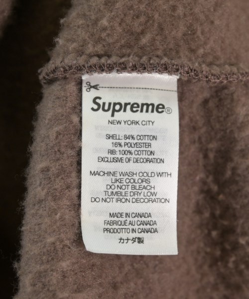 Supreme（シュプリーム）スウェット 茶 サイズ:L メンズ/2200699739351