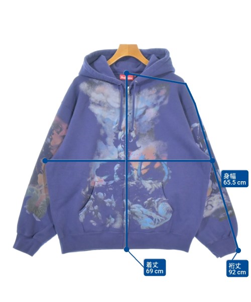 Supreme（シュプリーム）パーカー 紫 サイズ:L メンズ/2200699863070