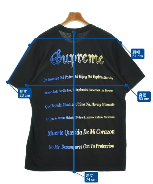 Supreme（シュプリーム）Tシャツ・カットソー 黒 サイズ:M メンズ/2200699868068