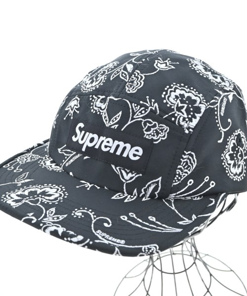 Supreme（シュプリーム）キャップ 黒 サイズ:- メンズ/2200698487222