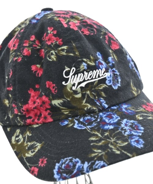 Supreme（シュプリーム）キャップ 黒 サイズ:- メンズ/2200699105040