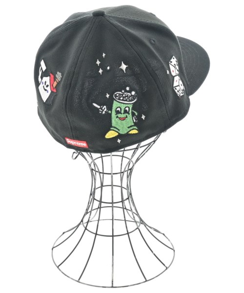 Supreme（シュプリーム）キャップ 黒 サイズ:59.6cm メンズ/2200700051038