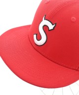Supreme（シュプリーム）キャップ 赤 サイズ:59.6cm メンズ/2200700051052