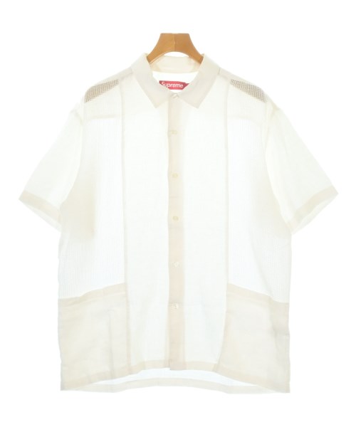 Supreme(シュプリーム)カジュアルシャツ 白 サイズ:L/2200700338030