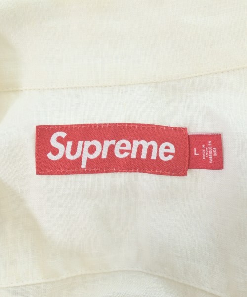 Supreme（シュプリーム）カジュアルシャツ 白 サイズ:L メンズ/2200700338030