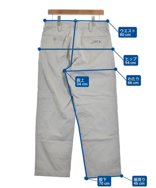 Supreme（シュプリーム）その他 グレー サイズ:30(M位) メンズ/2200697761200