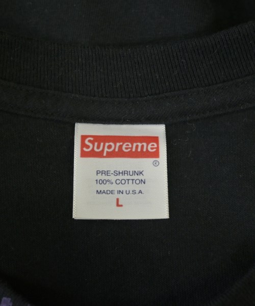 Supreme（シュプリーム）Tシャツ・カットソー 黒 サイズ:L メンズ/2200701179021