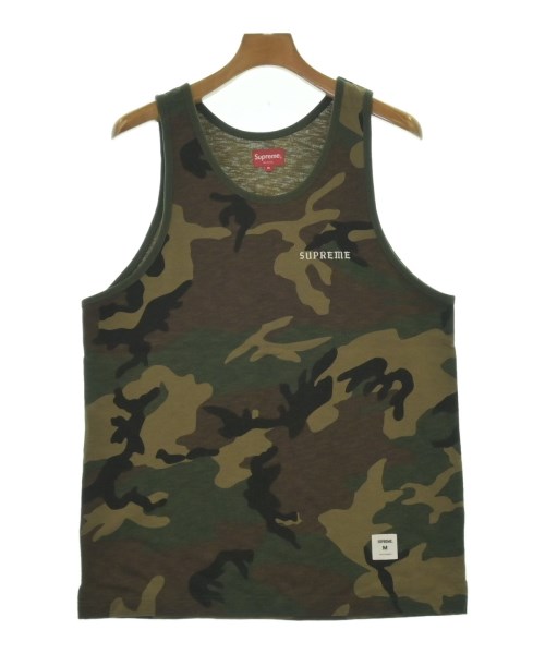 Supreme(シュプリーム)タンクトップ カーキ サイズ:M/2200699896627