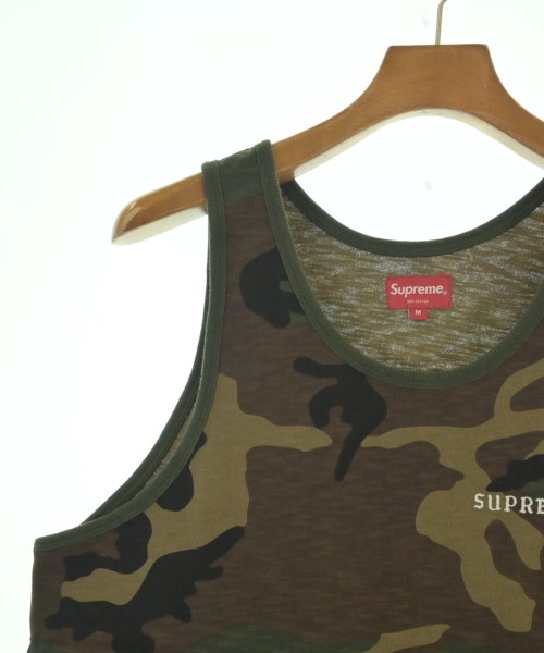 Supreme（シュプリーム）タンクトップ カーキ サイズ:M メンズ/2200699896627