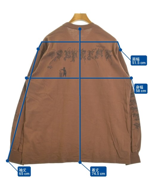 Supreme（シュプリーム）Tシャツ・カットソー 茶 サイズ:XL メンズ/2200700654185