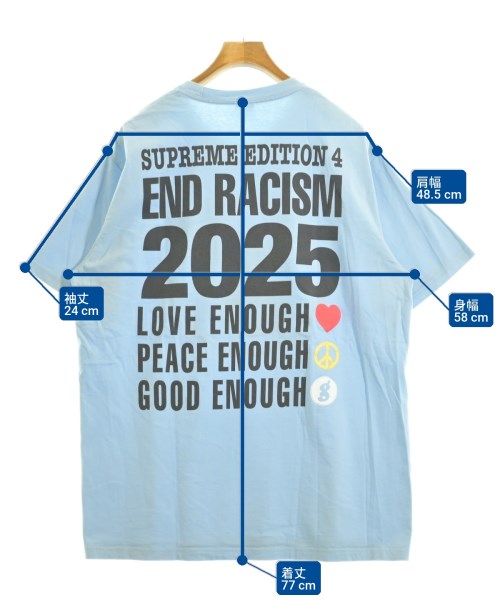 Supreme（シュプリーム）Tシャツ・カットソー 青 サイズ:XL メンズ/2200700654208