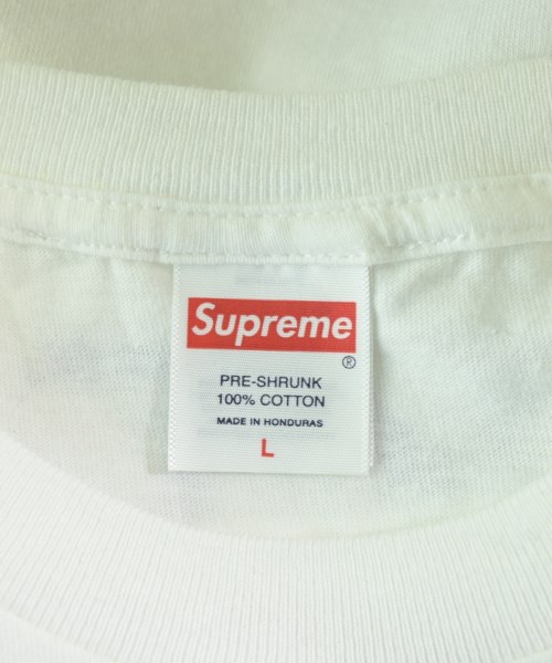 Supreme（シュプリーム）Tシャツ・カットソー 白 サイズ:L メンズ/2200700654222