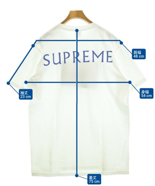 Supreme（シュプリーム）Tシャツ・カットソー 白 サイズ:L メンズ/2200700654222