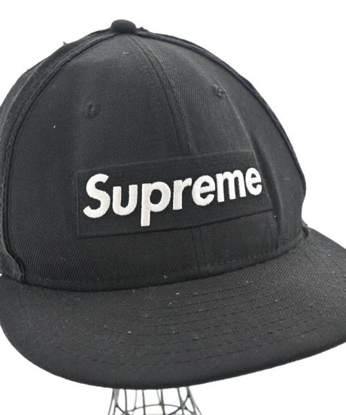 Supreme（シュプリーム）キャップ 黒 サイズ:60.6cm メンズ/2200700654352
