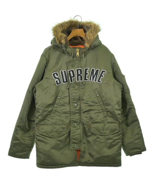 Supreme(シュプリーム)ダウンコート カーキ サイズ:M/2200654901014
