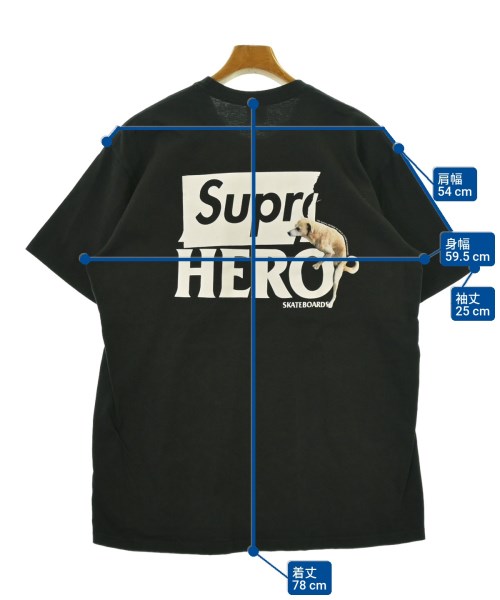 Supreme（シュプリーム）Tシャツ・カットソー 黒 サイズ:L メンズ/2200654129203