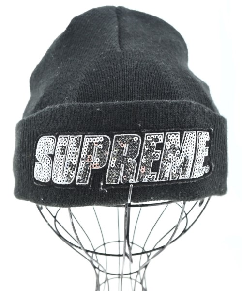 Supreme（シュプリーム）ニットキャップ・ビーニー 黒 サイズ:- メンズ/2200655646068