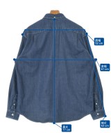 Supreme（シュプリーム）カジュアルシャツ 紺 サイズ:M メンズ/2200653868028