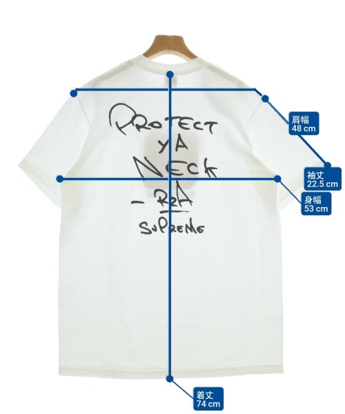 Supreme（シュプリーム）Tシャツ・カットソー 白 サイズ:M メンズ/2200653868042