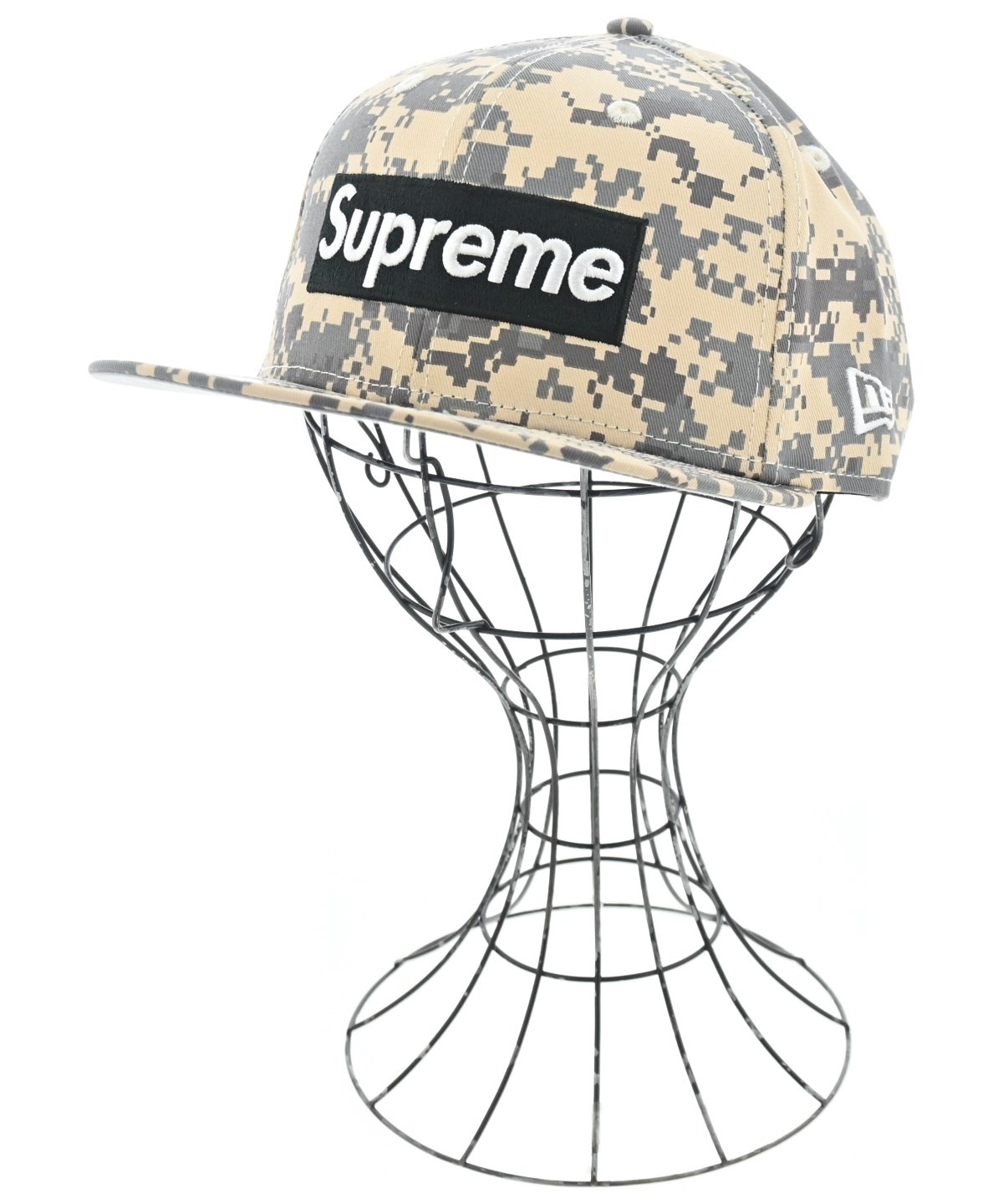 Supreme（シュプリーム）キャップ ベージュ サイズ:59.6cm メンズ
