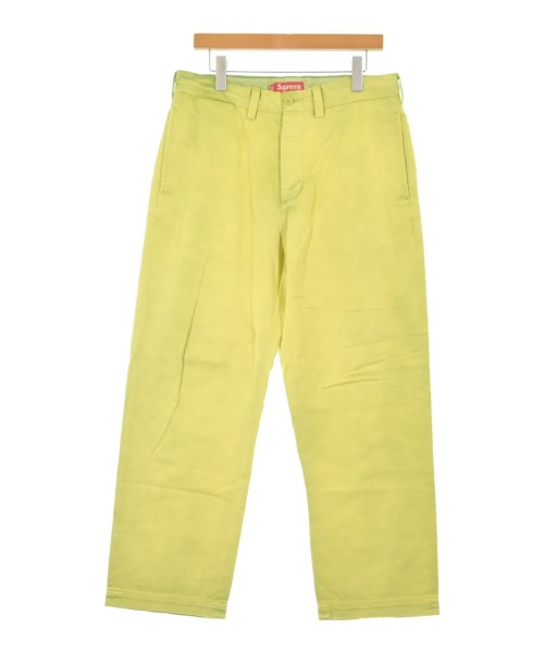 Supreme(シュプリーム)チノパン 黄 サイズ:32(L位)/2200656080151