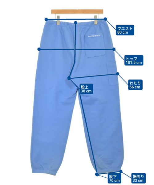 Supreme（シュプリーム）スウェットパンツ 青 サイズ:L メンズ/2200656080182