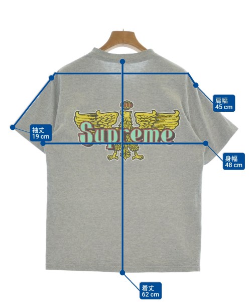 Supreme（シュプリーム）Tシャツ・カットソー グレー サイズ:S メンズ/2200656251070