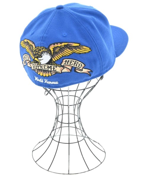 Supreme（シュプリーム）キャップ 青 サイズ:58.7cm メンズ/2200656371037