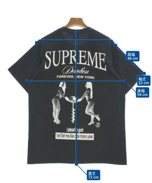 Supreme（シュプリーム）Tシャツ・カットソー 黒 サイズ:M メンズ/2200656395040