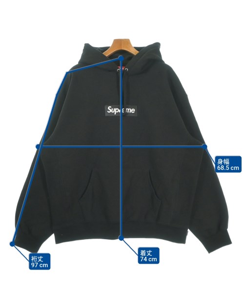 Supreme（シュプリーム）パーカー 黒 サイズ:XL メンズ/2200656500024