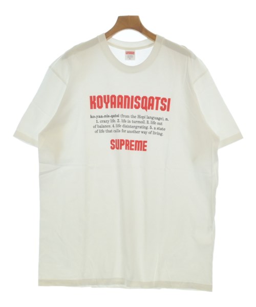 Supreme(シュプリーム)Tシャツ・カットソー 白 サイズ:XL/2200656487349