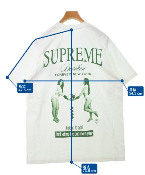 Supreme（シュプリーム）Tシャツ・カットソー 白 サイズ:L メンズ/2200656754014