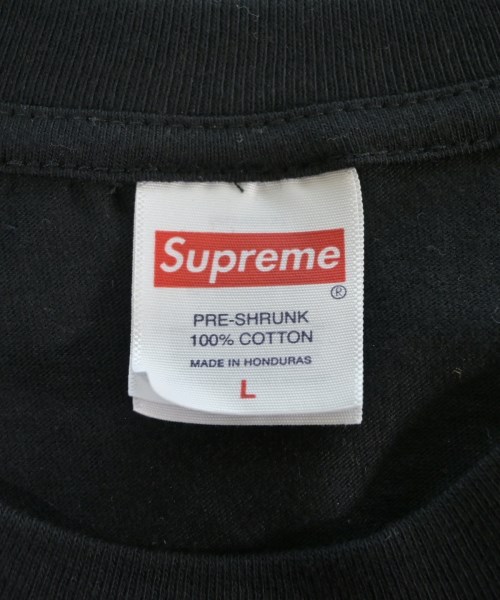 Supreme（シュプリーム）Tシャツ・カットソー 黒 サイズ:L メンズ/2200656754090