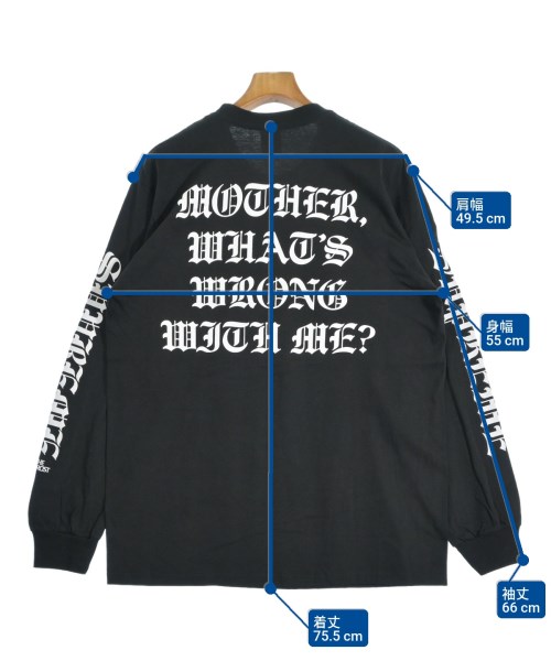 Supreme（シュプリーム）Tシャツ・カットソー 黒 サイズ:L メンズ/2200656754090