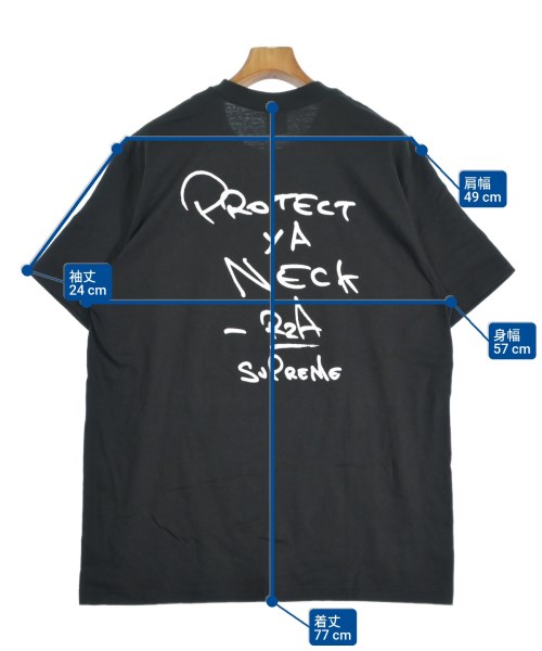 Supreme（シュプリーム）Tシャツ・カットソー 黒 サイズ:L メンズ/2200656754120