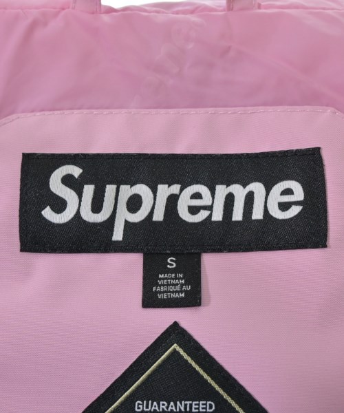 Supreme（シュプリーム）ダウンジャケット/ダウンベスト ピンク サイズ:S メンズ/2200656820016