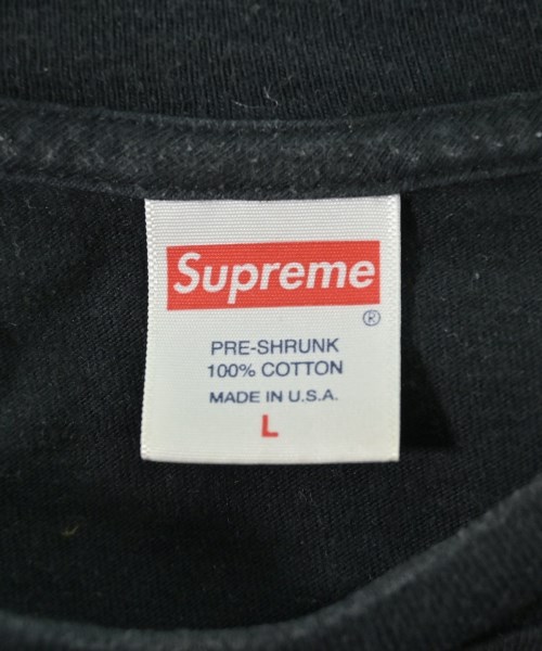 Supreme（シュプリーム）Tシャツ・カットソー 黒 サイズ:L メンズ/2200657706098