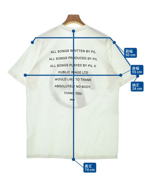 Supreme（シュプリーム）Tシャツ・カットソー 白 サイズ:L メンズ/2200657715083