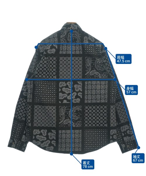 Supreme（シュプリーム）カジュアルシャツ 黒 サイズ:L メンズ/2200657722074