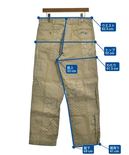 Supreme（シュプリーム）チノパン ベージュ サイズ:30(M位) メンズ/2200657722081