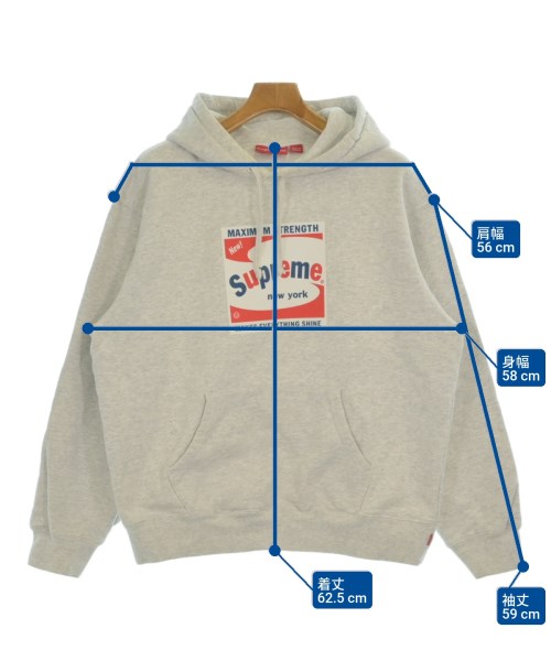 Supreme（シュプリーム）パーカー グレー サイズ:M メンズ/2200657804022