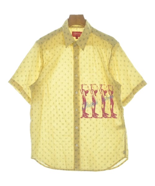 Supreme(シュプリーム)カジュアルシャツ 黄 サイズ:S/2200653268248
